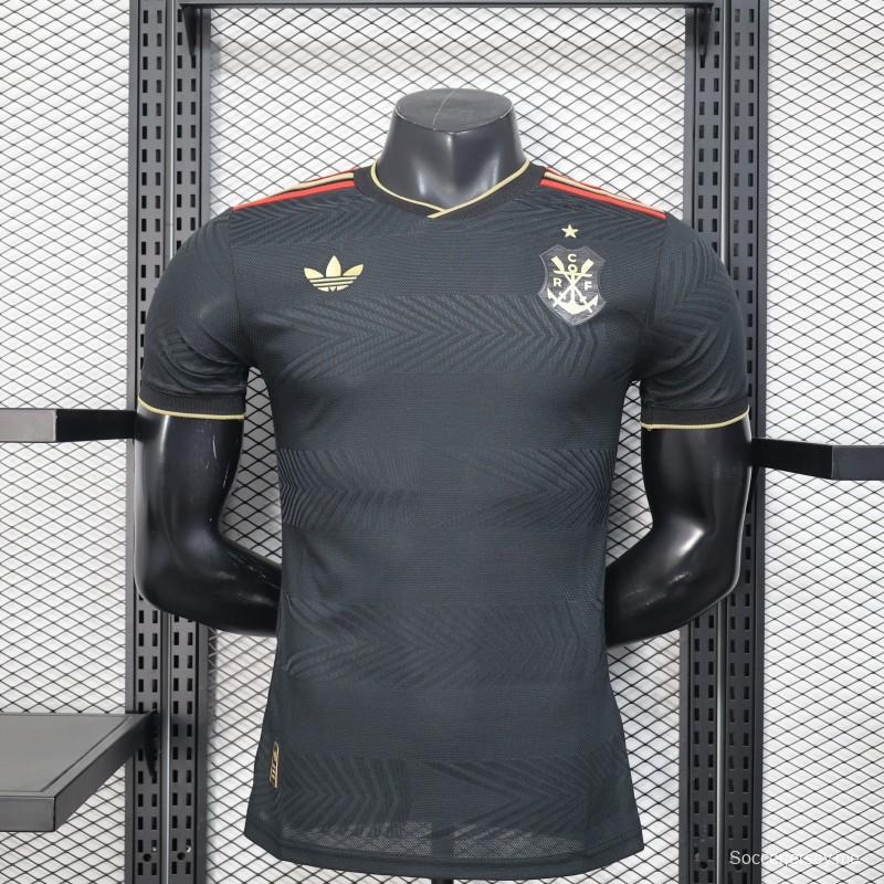 25/26 نسخة اللاعبين قميص فلامنغو الأسود للعب خارج أرضه