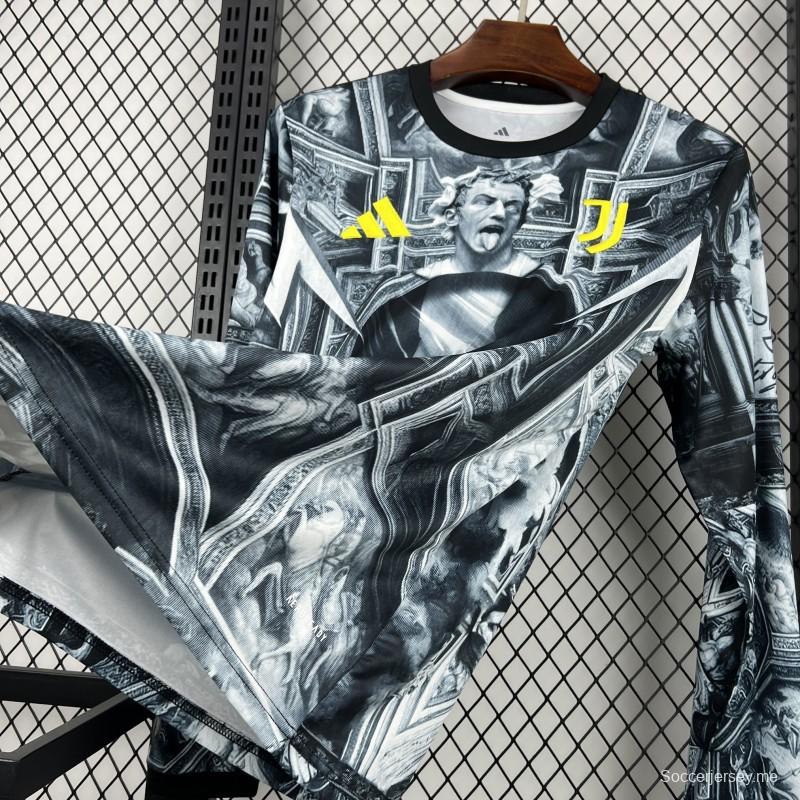 2025/26 يوفنتوس ديل بييرو قميص طويل الأكمام قبل المباراة