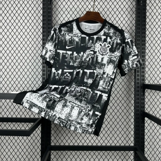 2025/26 قميص كورينثيانز الأرجواني قبل المباراة