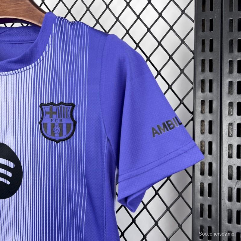 2025/26 طقم حارس مرمى برشلونة للأطفال