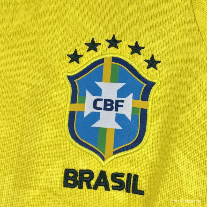 قميص البرازيل الرجالي للمباريات على أرضها في كأس العالم 2026