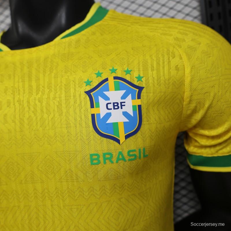 قميص اللاعب الإصدار 2026، قميص البرازيل الأصفر للعب على أرضها، إصدار خاص