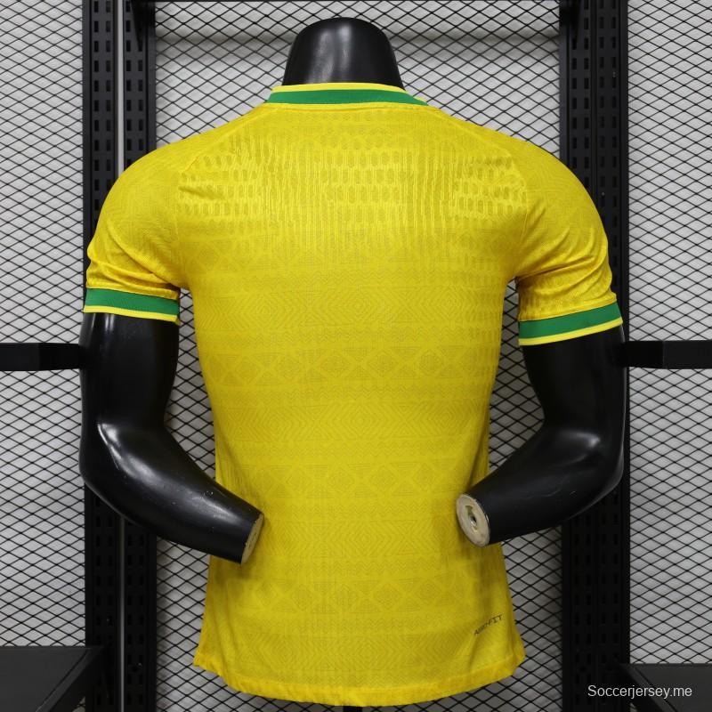 قميص اللاعب الإصدار 2026، قميص البرازيل الأصفر للعب على أرضها، إصدار خاص