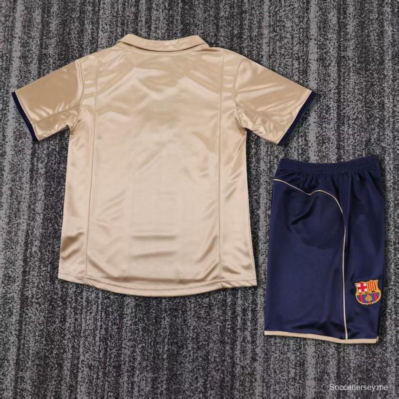قميص برشلونة خارجي Retro Kids 01/02