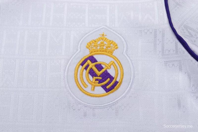 قميص ريال مدريد الرئيسي بنمط ريترو 88/90