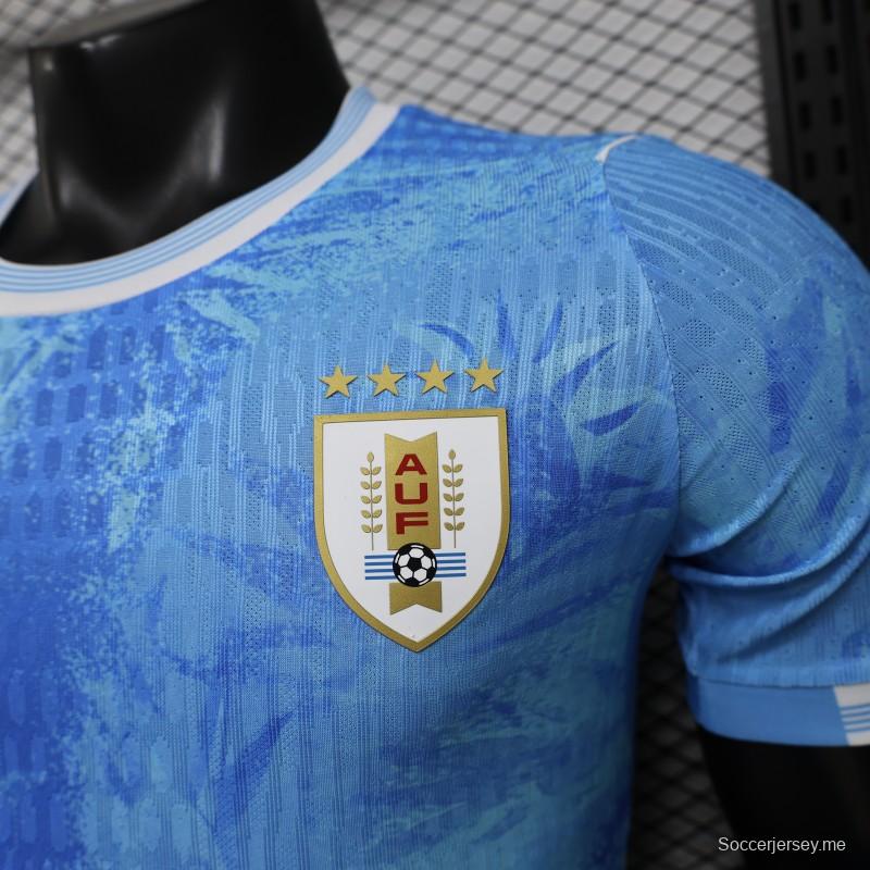 قميص اللاعب الإصدار 2026، قميص أوروغواي الرئيسي باللون الأزرق السماوي، إصدار خاص