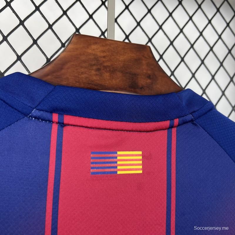 قميص برشلونة للرجال طراز 2025/26 بالتعاون مع أوليفيا رودريغو، إصدار محدود