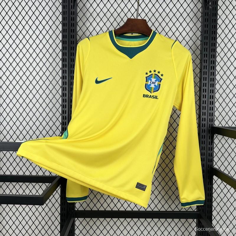 قميص كأس العالم 2026 للرجال - البرازيل - ذو الأكمام الطويلة