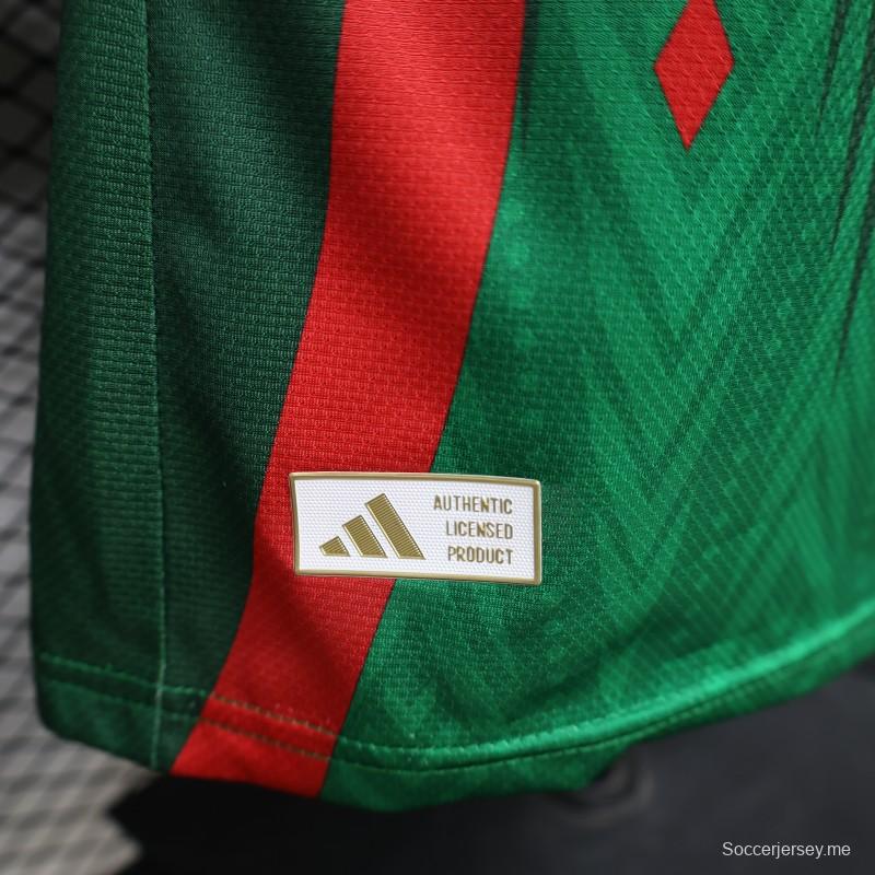قميص الفريق الأول الخاص بالمباريات على أرضه من الإصدار الخاص "Player Version 2026 Mexico Green"