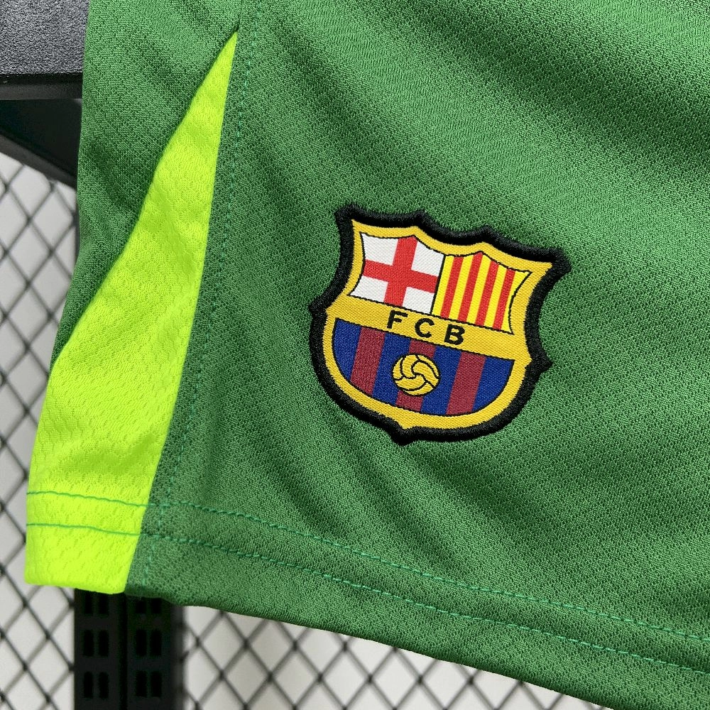 2025/26 كيدز برشلونة حارس مرمى برشلونة أخضر اللون الأخضر