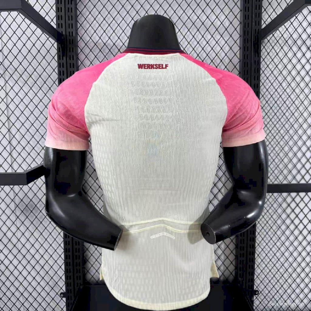 2025/26 نسخة اللاعب 2025/26 قميص فريق باير 04 ليفركوزن للرجال خارج ملعبه