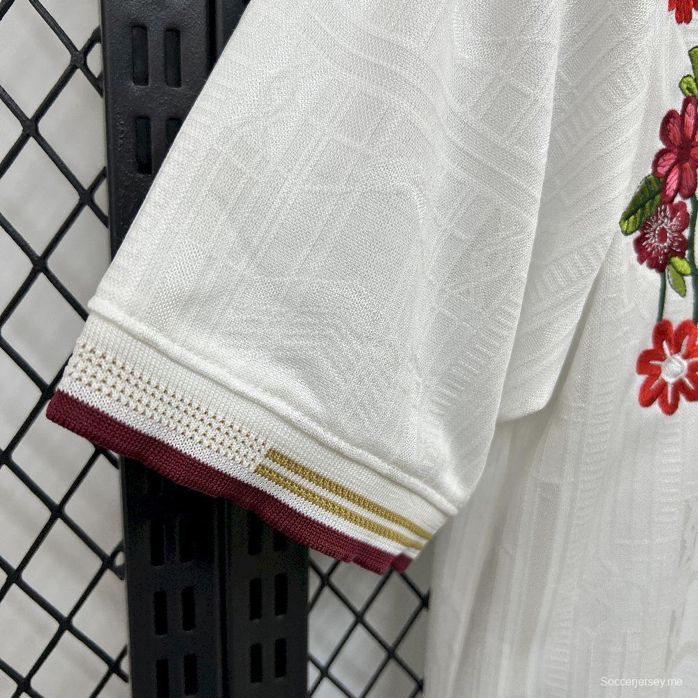 2025/26 نسخة اللاعبين 2025/26 قميص رجالي مطرز بتطريزات أرسنال الثالثة