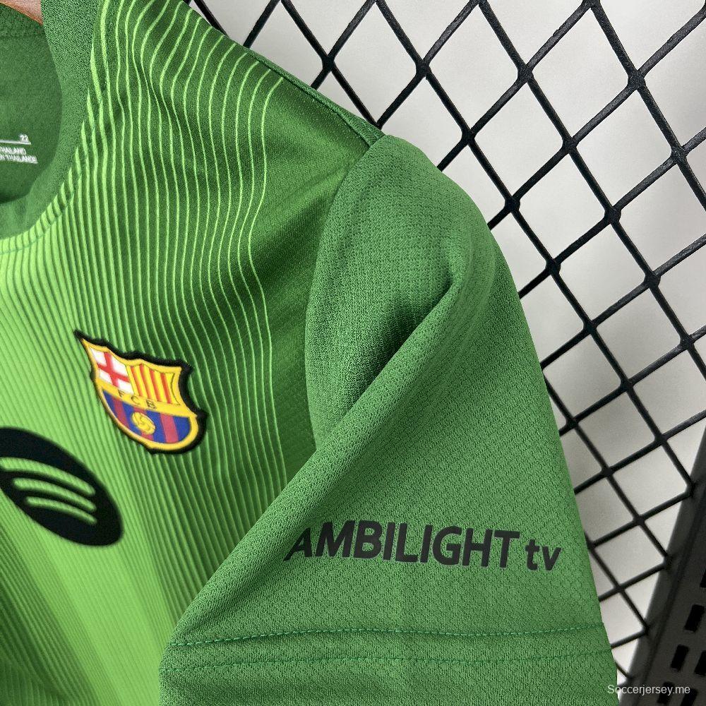 2025/25/26 طقم حراس مرمى برشلونة للأطفال