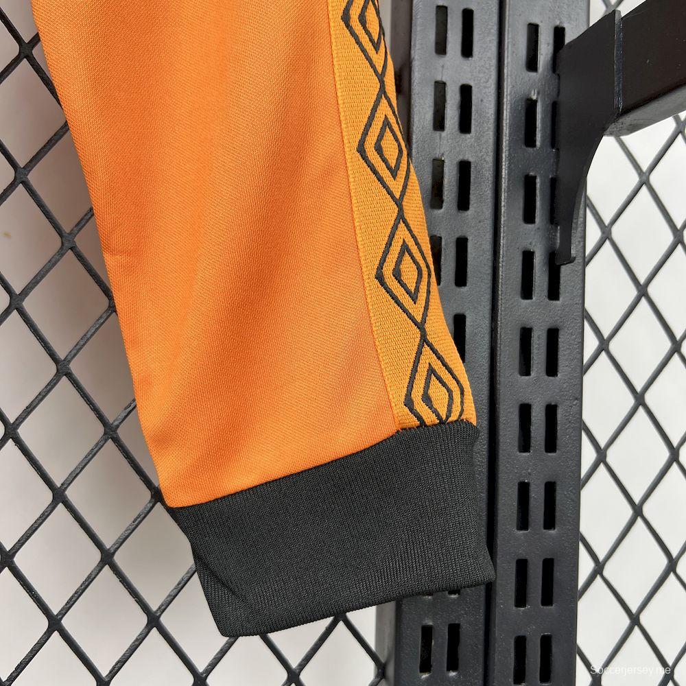 قميص بأكمام طويلة طويلة الأكمام ريترو وولفز 1980/81