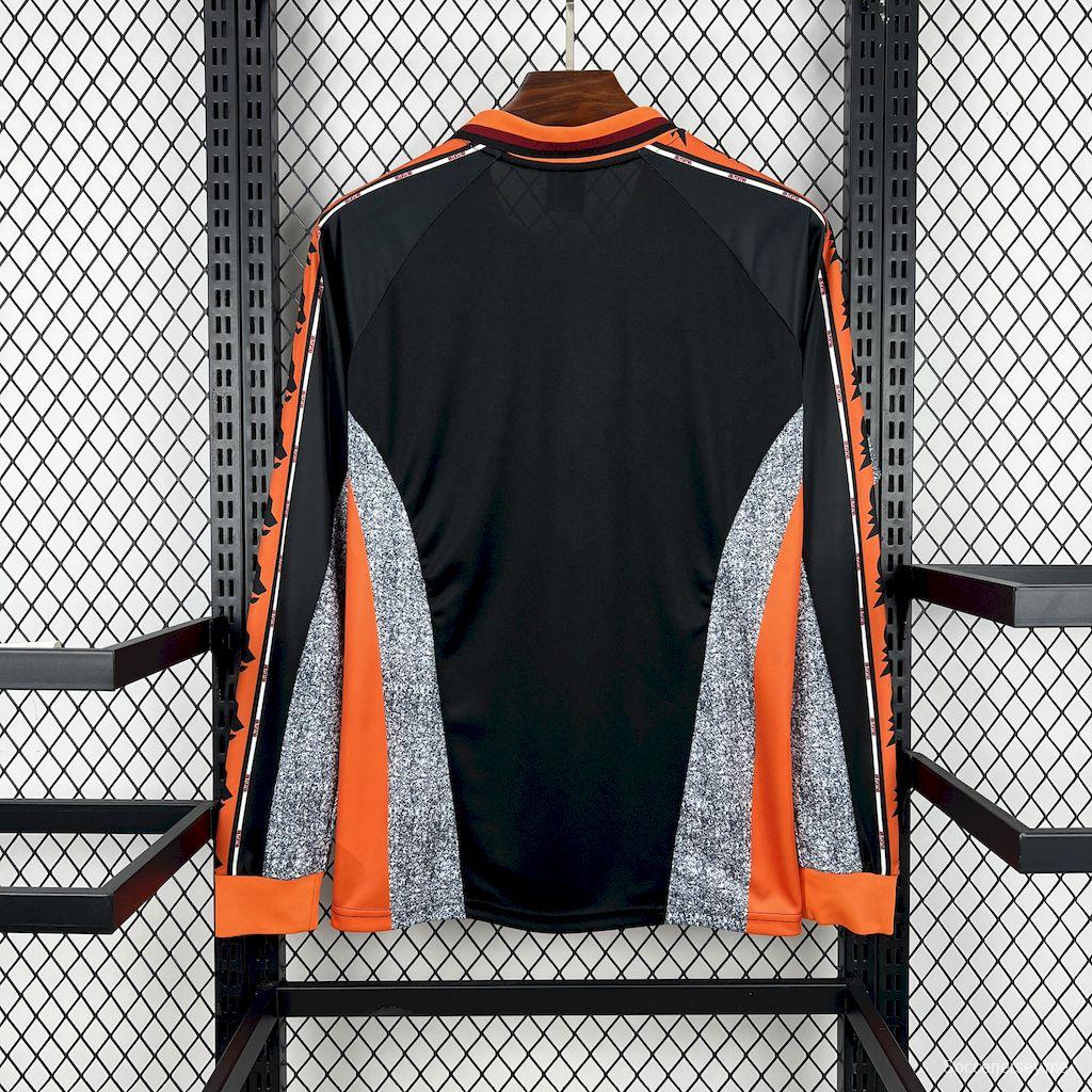 قميص بأكمام طويلة الأكمام طويلة الأكمام 1998/99 ريترو روما الثالث