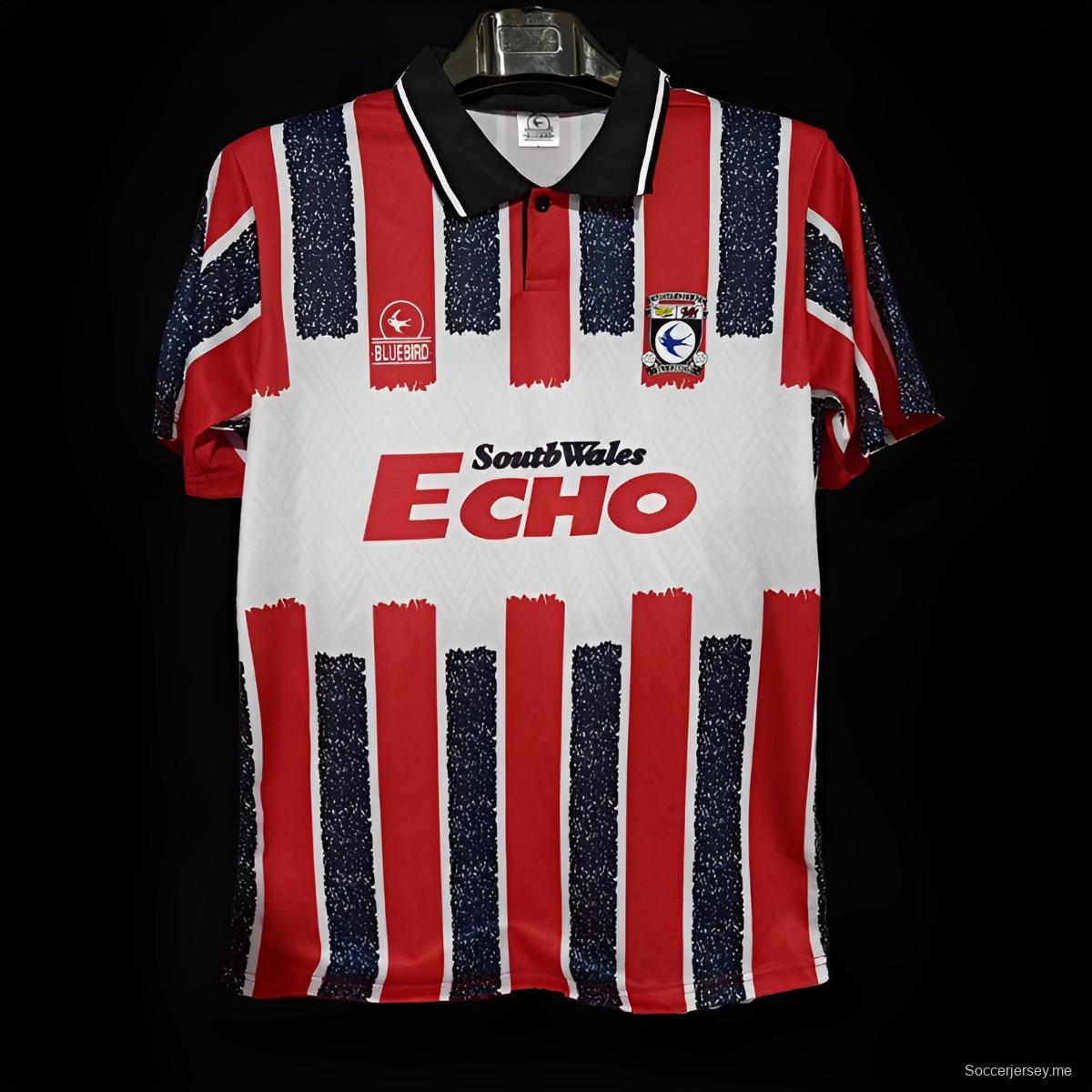 قميص كارديف سيتي 93/94 ريترو 93/94 هوم جيرسي كارديف سيتي
