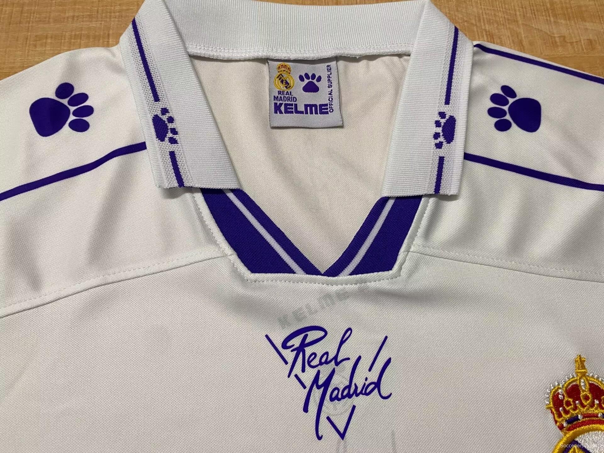 قميص ريترو 95/96 ريال مدريد بأكمام طويلة الأكمام ريترو 95/96
