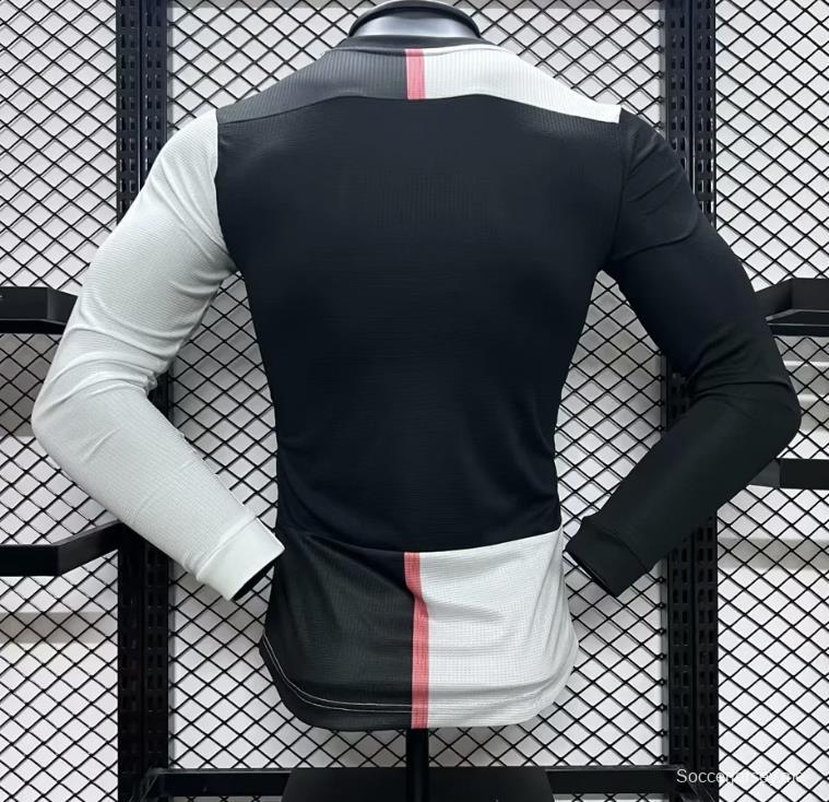 إصدار اللاعب 19/20 قميص يوفنتوس الأساسي بأكمام طويلة ريترو بأكمام طويلة
