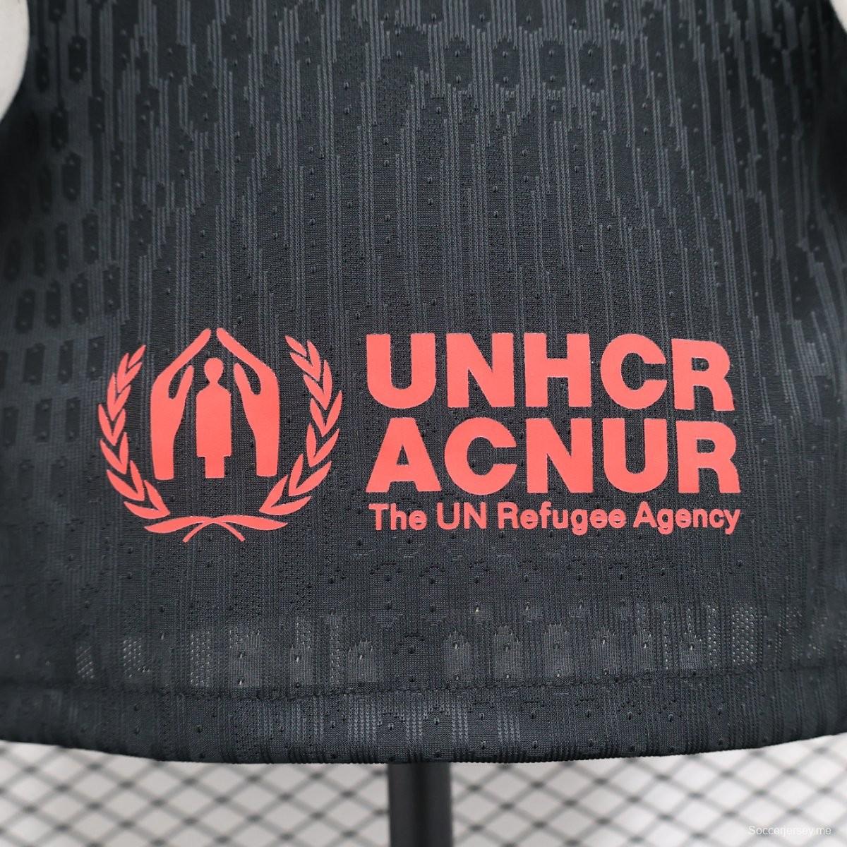 نسخة اللاعب 24/25 قميص برشلونة 24/25 خارجي أسود اللون أسود اللون
