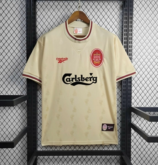 قميص فريق ليفربول 1996/1996/96 ريترو خارج الديار
