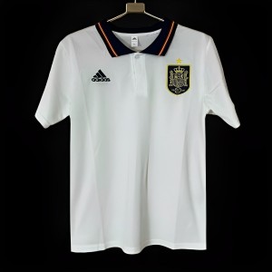2024 قميص بولو بولو أسبانيا أبيض 2024
