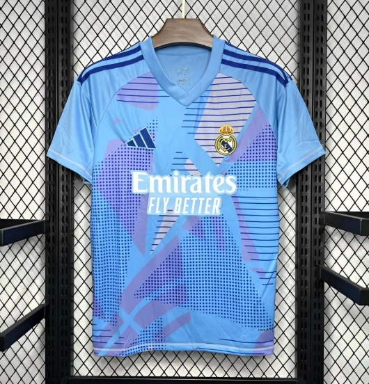 24/25 قميص أزرق لحارس مرمى ريال مدريد
