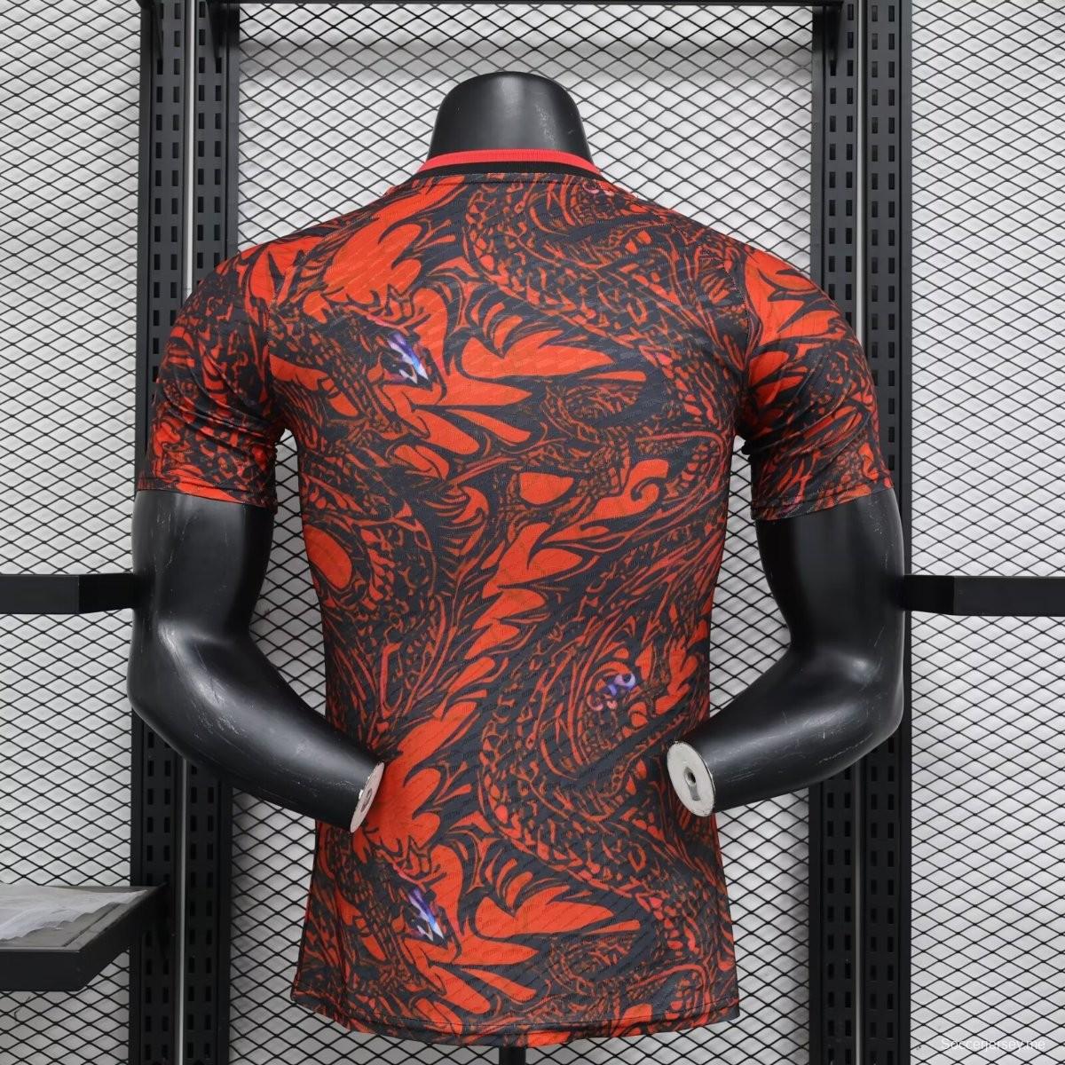 إصدار اللاعب 2024 قميص التنين الأحمر الياباني الخاص 2024
