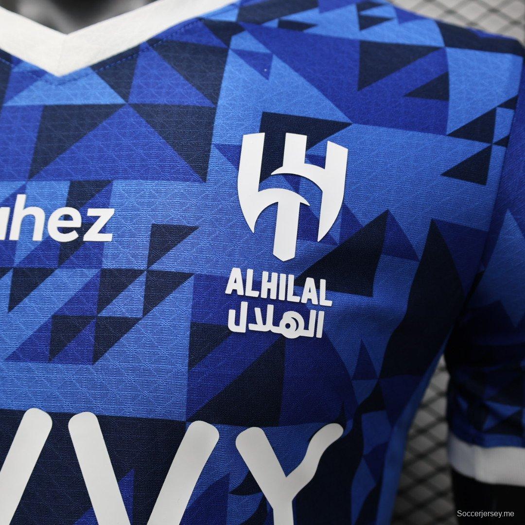 نسخة اللاعب 24/25 قميص الهلال الأساسي 24/25
