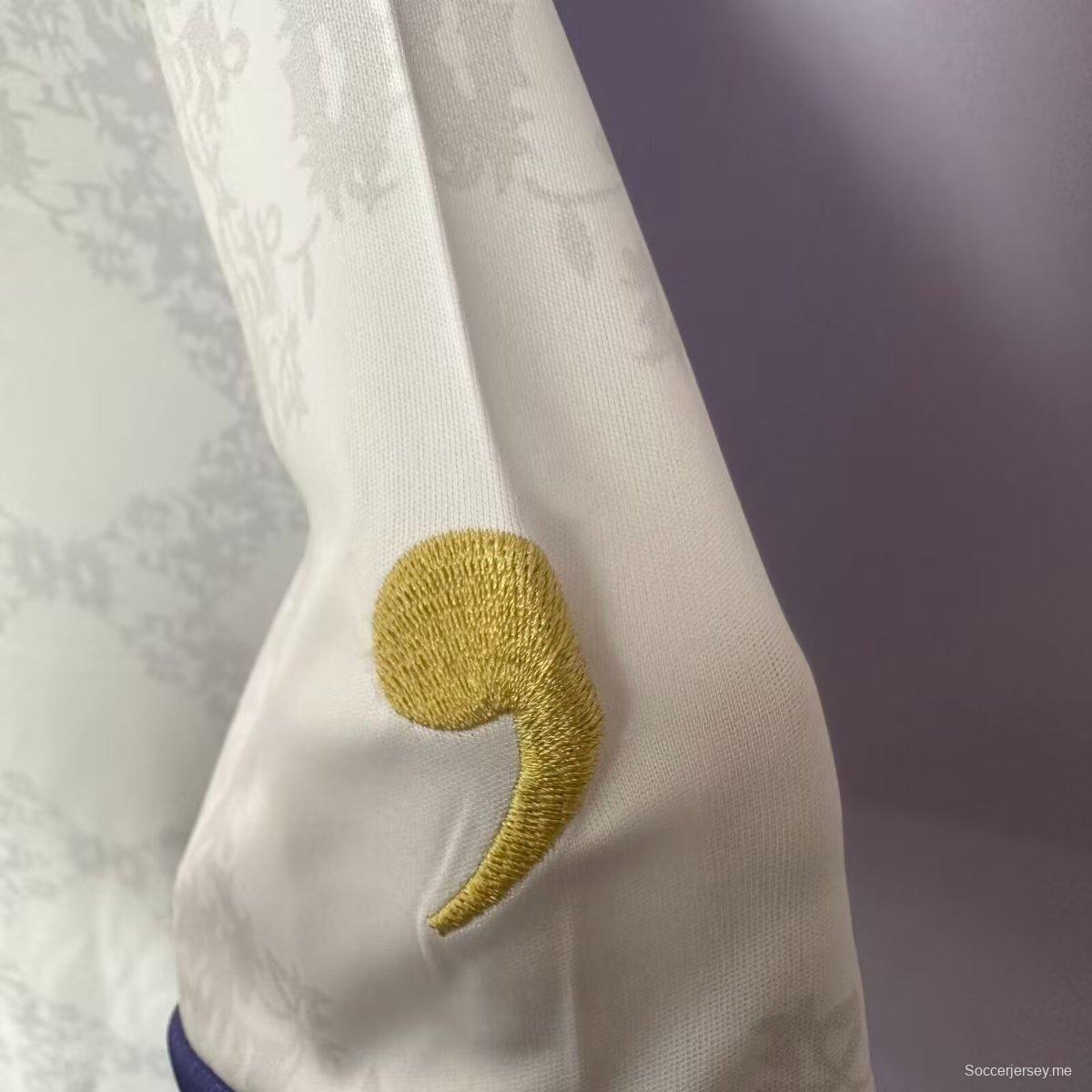 2024 البرتغال فاصلة بيضاء اللون الأبيض سيو جيرسي 2024