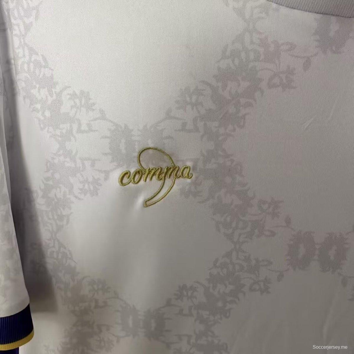 2024 البرتغال فاصلة بيضاء اللون الأبيض سيو جيرسي 2024