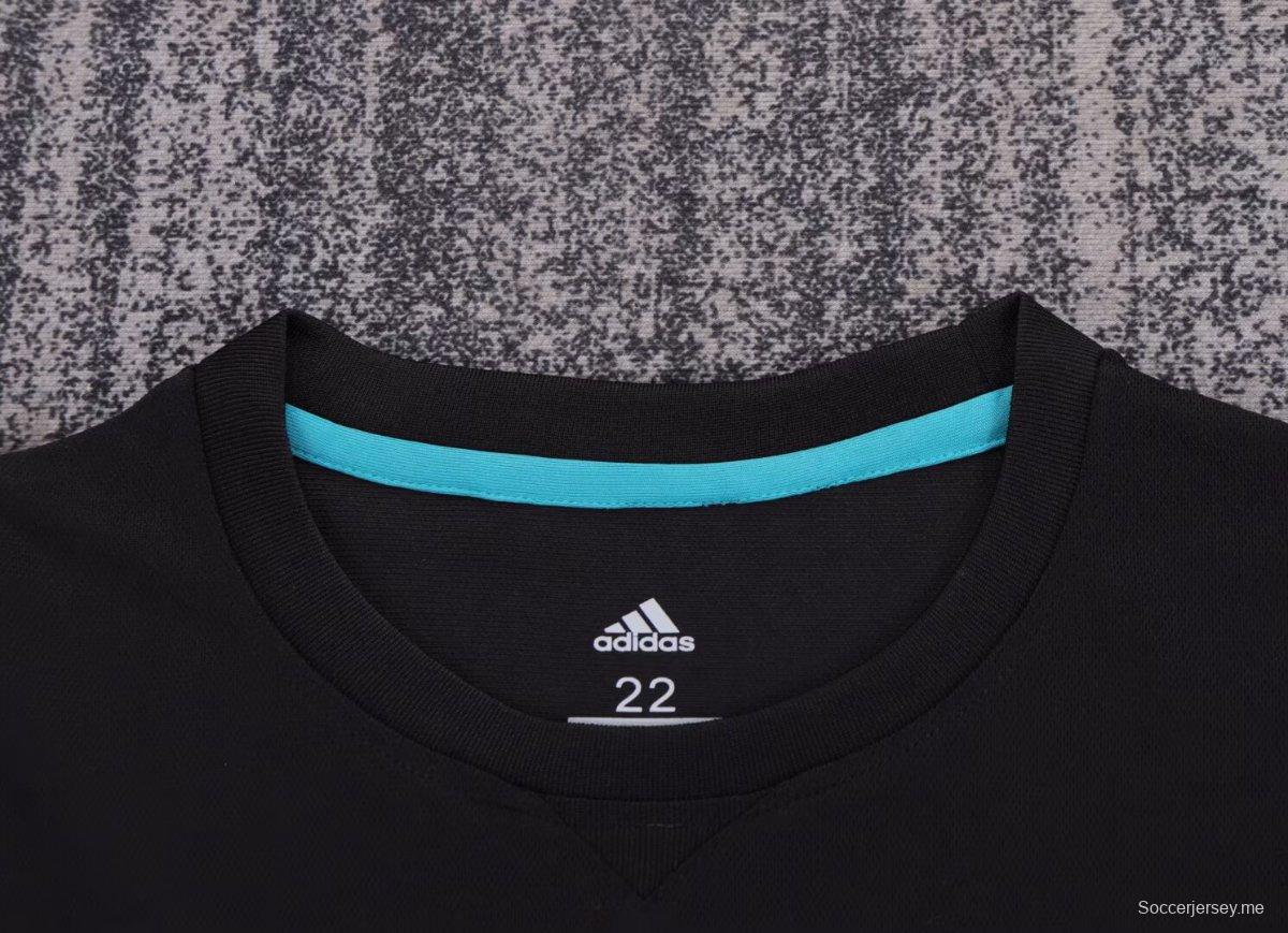 قميص ريترو كيدز 17/18 ريال مدريد اوايي أسود اللون أسود اللون