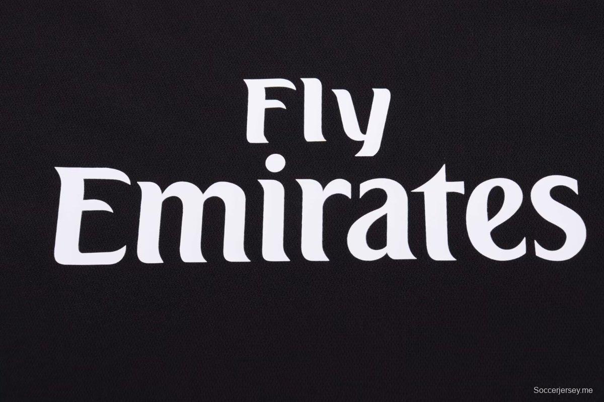 قميص ريترو كيدز 17/18 ريال مدريد اوايي أسود اللون أسود اللون