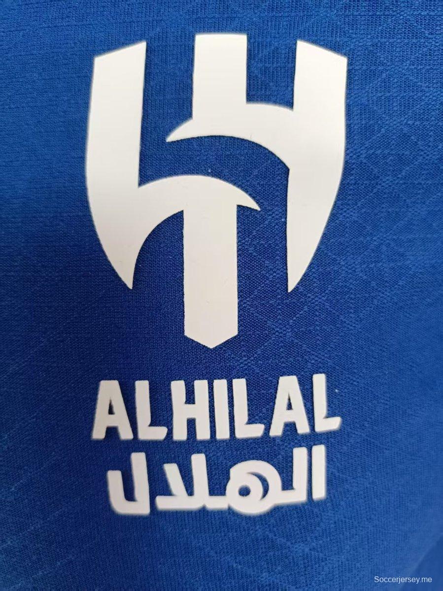 إصدار اللاعب 24/25 قميص بولو الهلال المنزلي 24/25