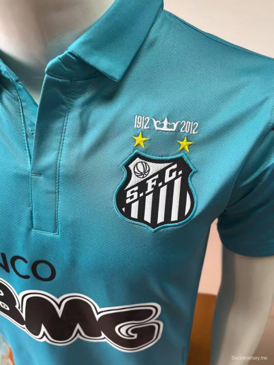 قميص سانتوس الثالث أزرق اللون أزرق ريترو 12/13 سانتوس الثالث
