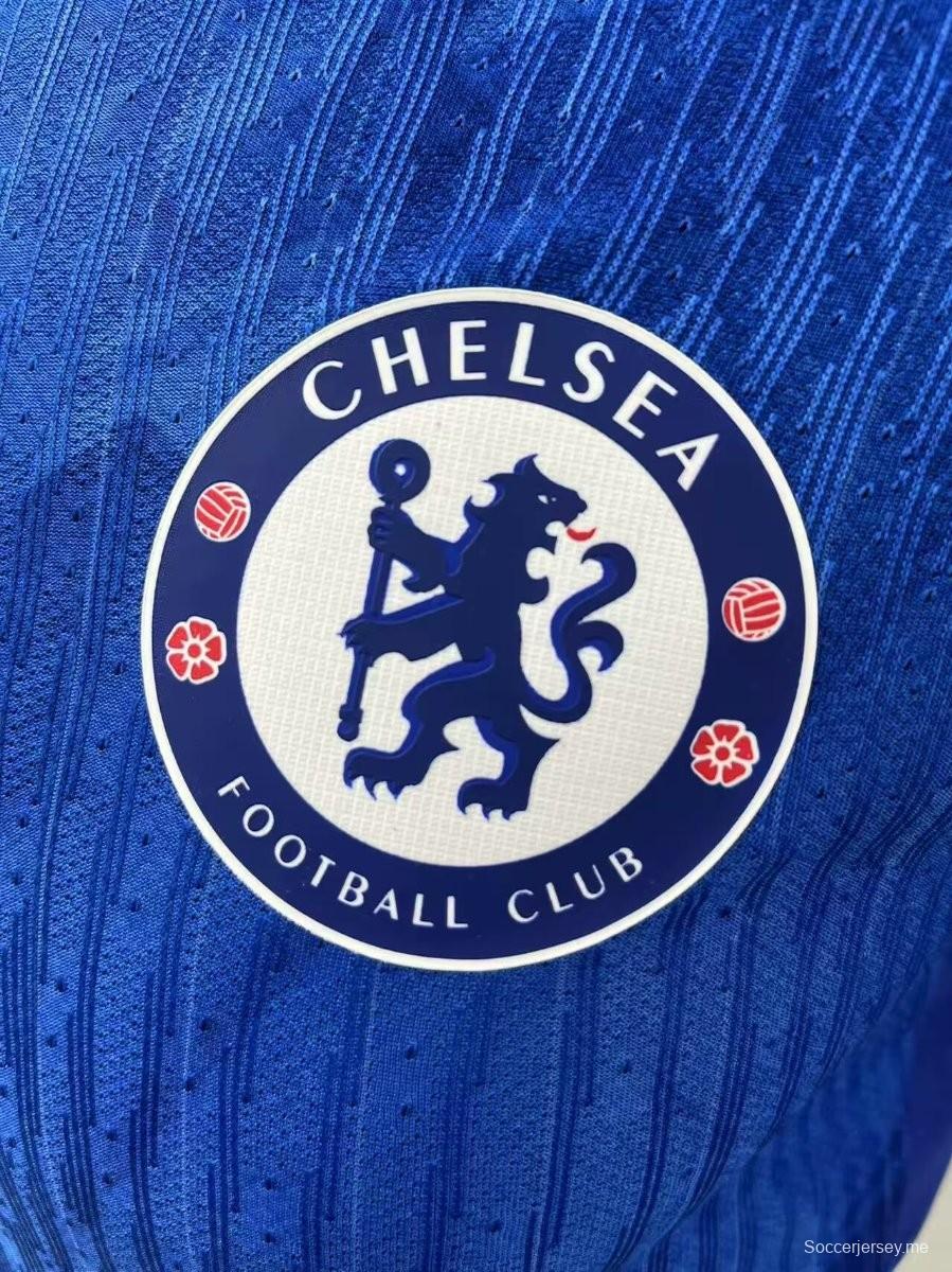 نسخة اللاعب 25/26 قميص تشيلسي المنزلي بأكمام طويلة الأكمام 25/26