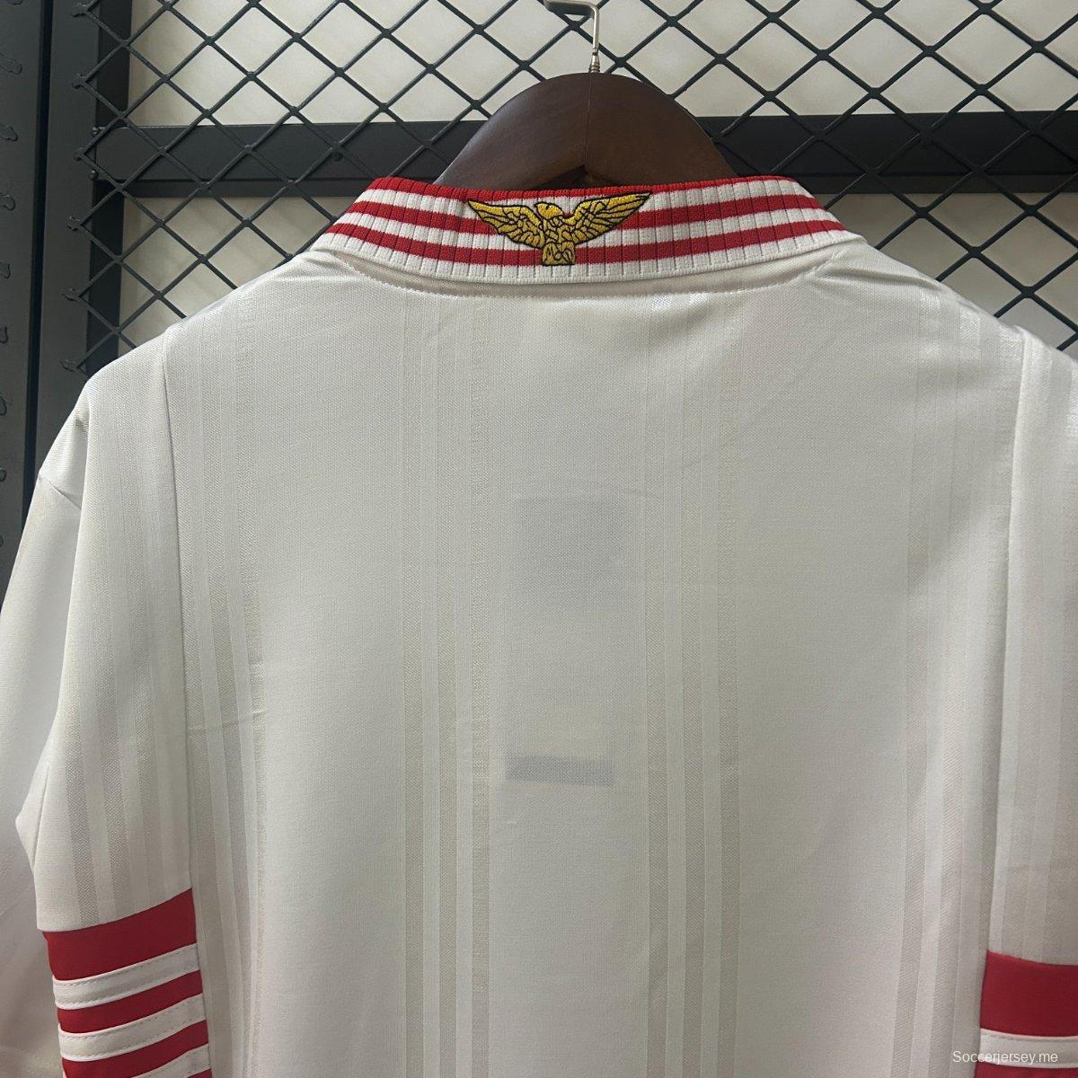 قميص بنفيكا 97/99 ريترو 97/99 أبيض خارجي