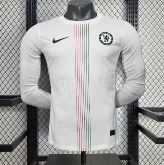 25/26 إصدار اللاعب تشيلسي ذهاباً وإياباً بأكمام طويلة