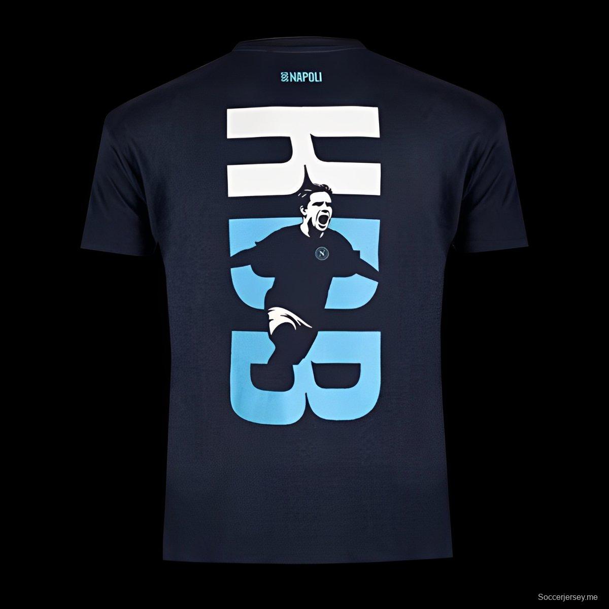 25/26 SSC Napoli Kevin De Bruyne Navy T-shirt