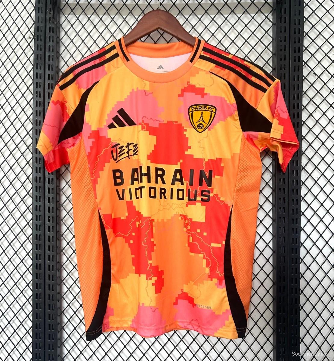 25/26 قميص باريس سان جيرمان الثالث البرتقالي