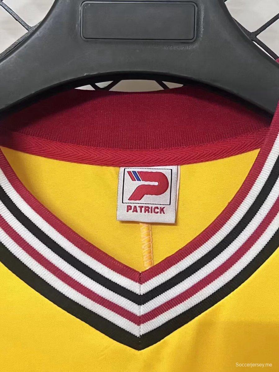 قميص سندرلاند باتريك باتريك الثالث الأصفر قديم 86/87