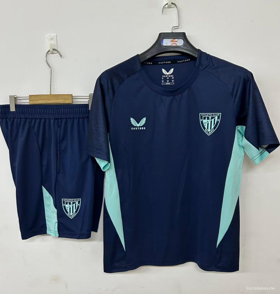 2526 قميص تدريب أثلتيك بلباو أتلتيك بلباو أزرق ملكي + شورت