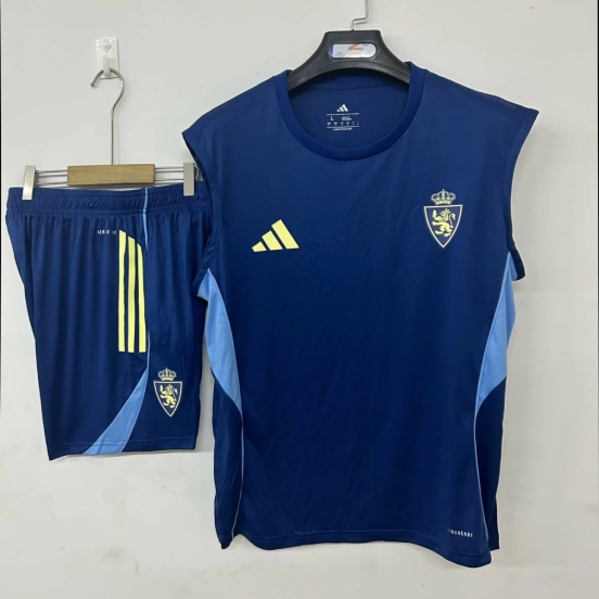 25/26 قميص ريا سرقسطة فيست ريا سرقسطة أزرق ملكي + شورت