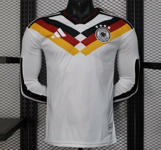 نسخة اللاعب 2026 قميص المنتخب الألماني بأكمام طويلة الأكمام من إصدار اللاعب 2026