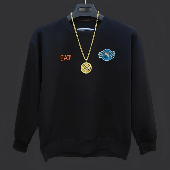 25/26 نابولي 25/26 قميص هالوين أسود يتوهج في الظلام