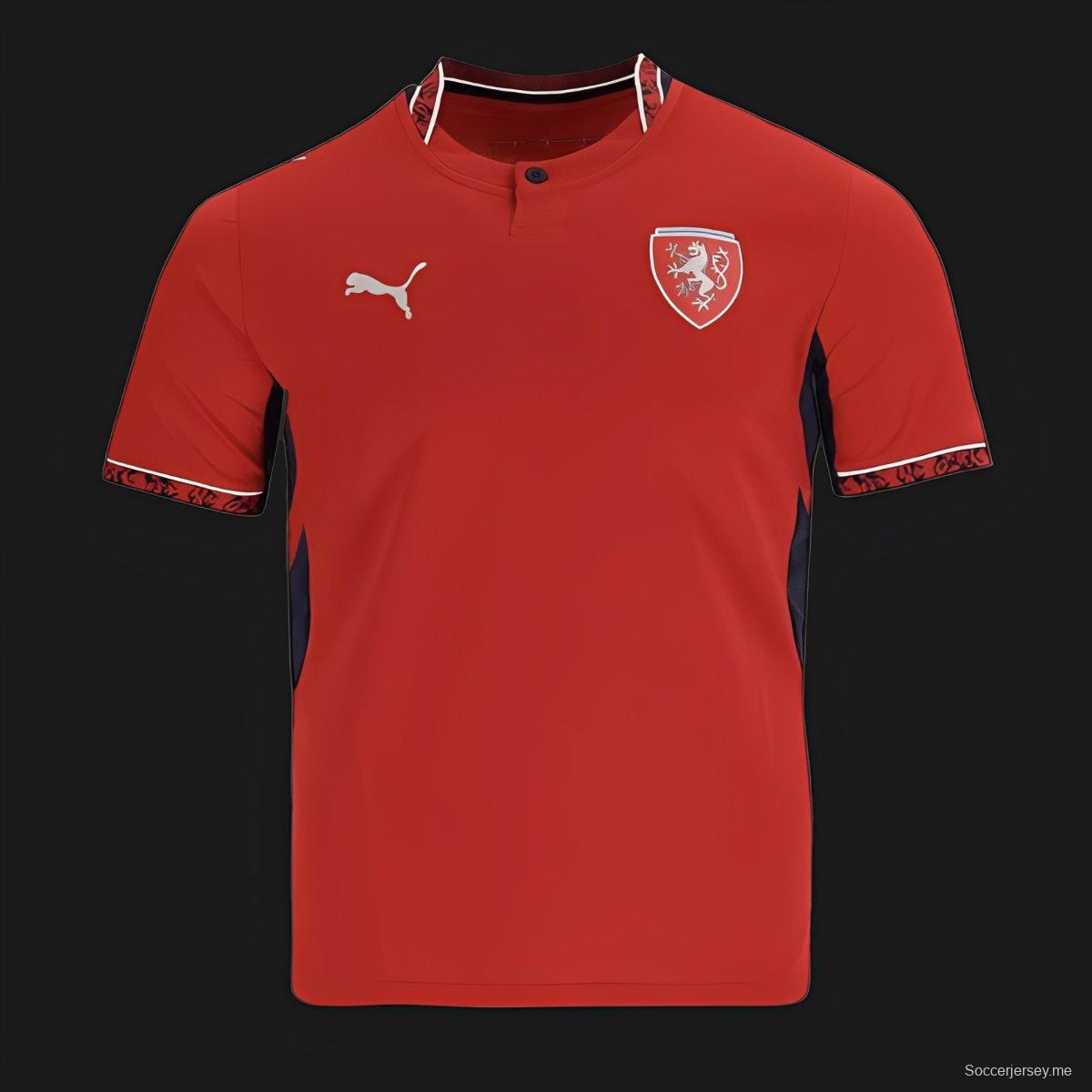 2026 جمهورية التشيك 2026 القميص الأساسي لجمهورية التشيك