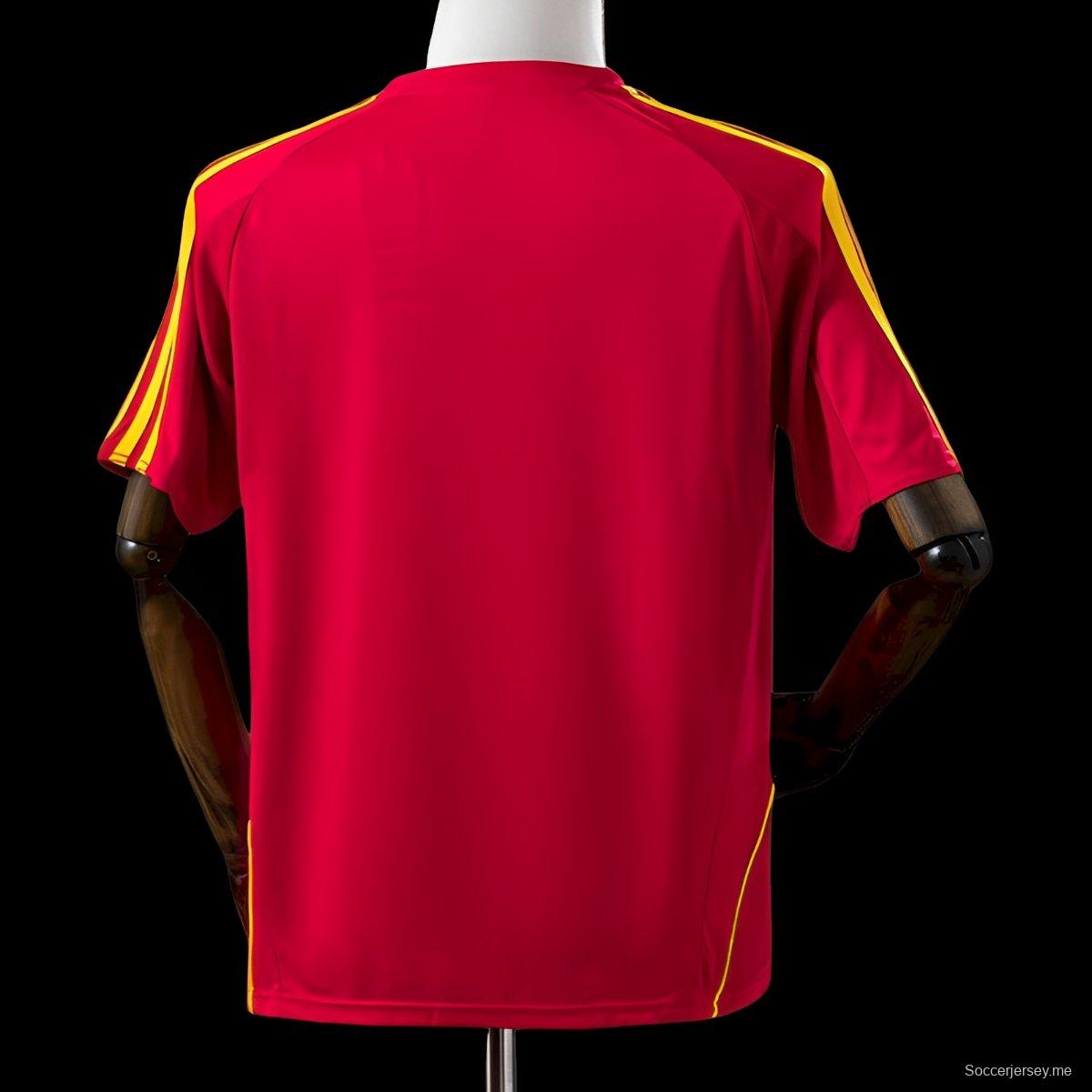 قميص منتخب إسبانيا القديم 2008 ريترو هوم جيرسي
