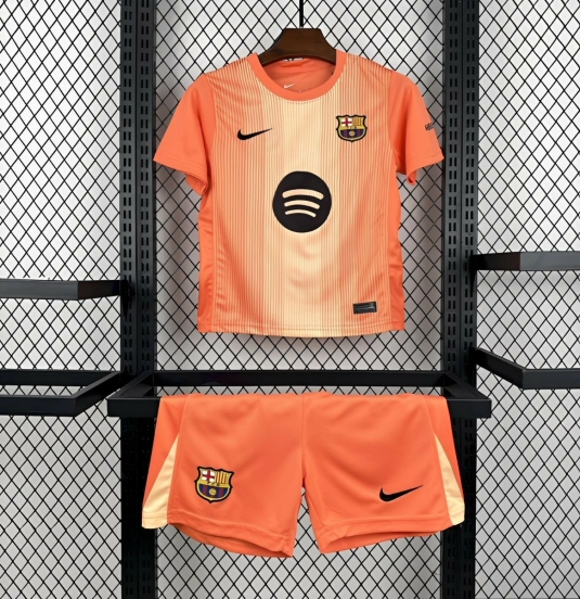 2025/26 طقم حارس مرمى برشلونة للأطفال