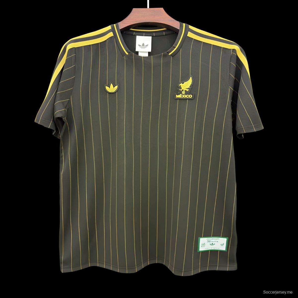 2026 المكسيك أديداس تيراس أيكونز قميص أخضر داكن