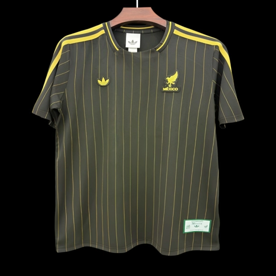 2026 المكسيك أديداس تيراس أيكونز قميص أخضر داكن