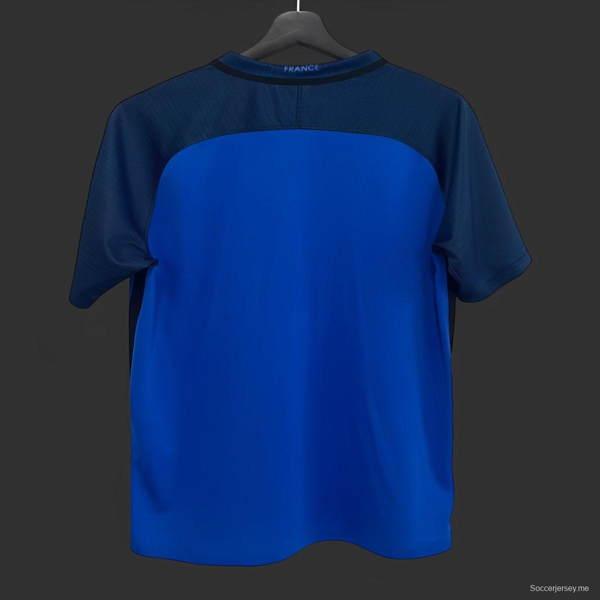قميص المنتخب الفرنسي للرجال طراز ريترو 2016